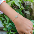 Hexagon Diamond Bracelet