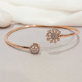 Elegant Floral Diamond Bracelet