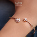 Elegant Floral Diamond Bracelet