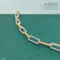 Paperclip Diamond Bracelets