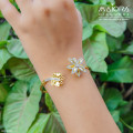 Lovely Leaves Diamond Bracelet