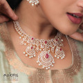 Detachable South Indian Diamond Necklace