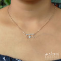Shining Kite Diamond Necklace