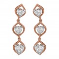 Balanced Hanging Diamond Earrings