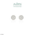 Hexagon Diamond Studs Earrings  