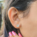 Classic Princess Cut Diamond Studs Earrings