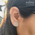 Triangle Diamond Earrings 