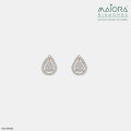 Simple Posy Diamond Earrings