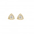 Love Triangle Stud Earrings