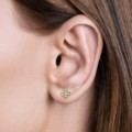 Daffodil Diamond Earrings