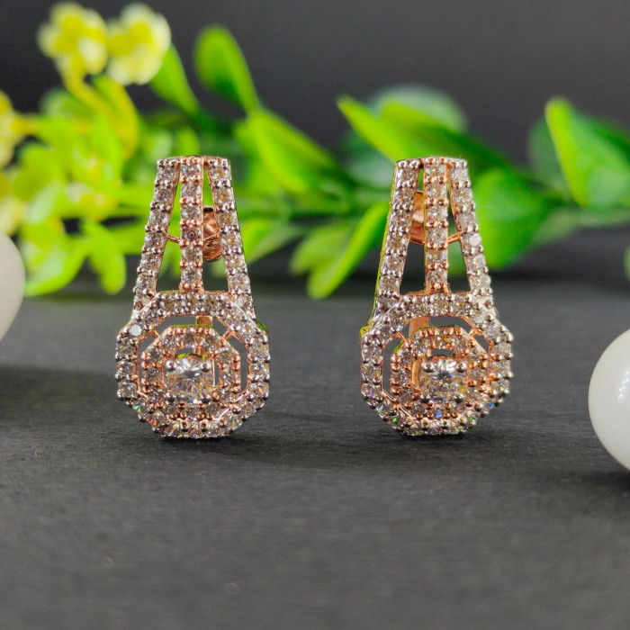 Ishita Polki And Diamond Earrings – Tyaani Jewellery LLP