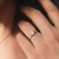 Computative Solitaire Ring