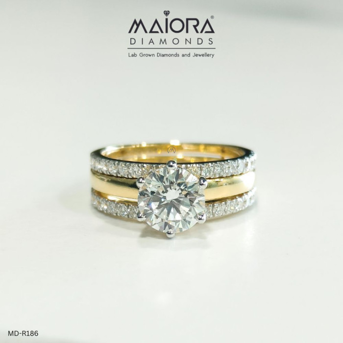 Royal Solitaire Diamond Ring With Ring Enhancer