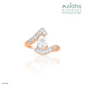 Pear-shape Engagement Diamond Ring