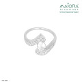 Pear-shape Engagement Diamond Ring
