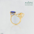 Beautiful Blue Gemstone Diamond Rings 
