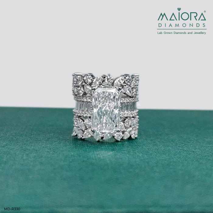 Fancy Solitaire Diamond Rings