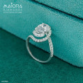 Oval Halo Diamond Engagement Ring