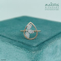Sleek Flora Diamond Rings