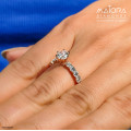 1 Carat Solitaire Diamond Studded Rings