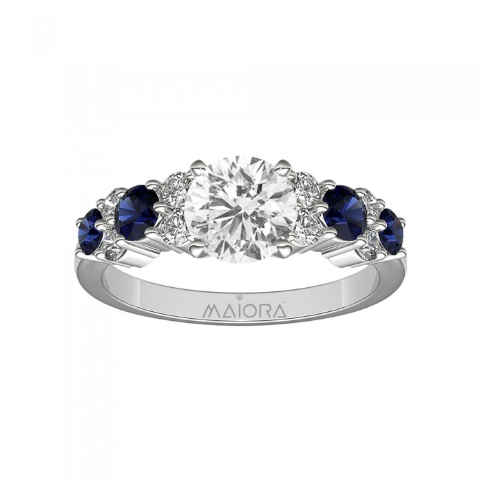 Aqua Diamond Ring