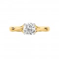 Collar Solitaire Ring