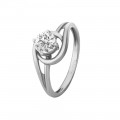 Twisting Solitaire Ring