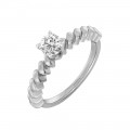 Braided Solitaire Ring