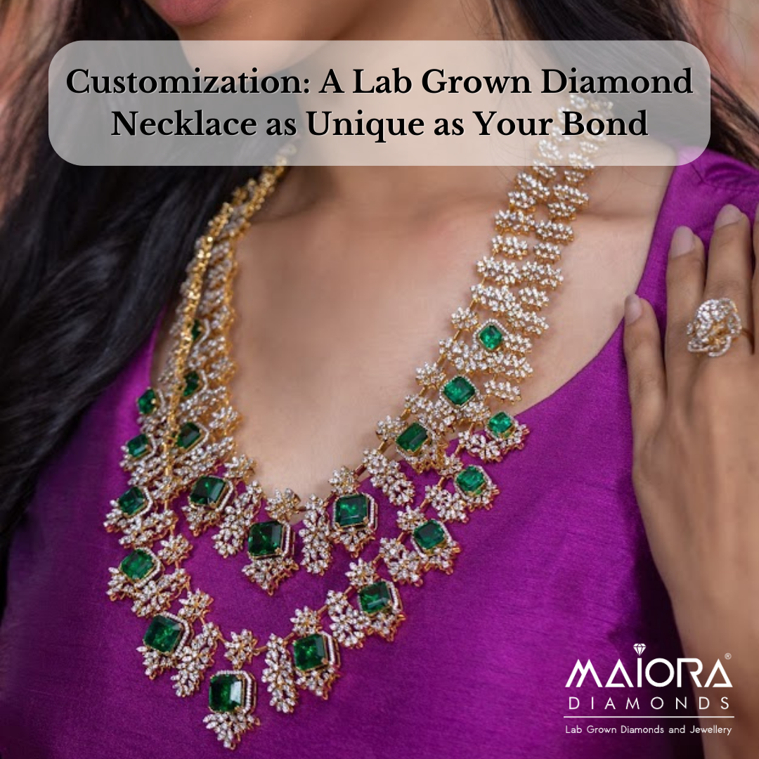 Customization: A Lab Grown Diamond Necklace as Unique as Your Bond